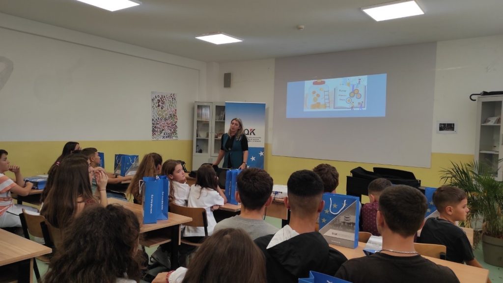 Aktivitet me nxënësit e SHFMU “Andon Zako Çajupi”, në fshatin Bardhosh, Prishtinë