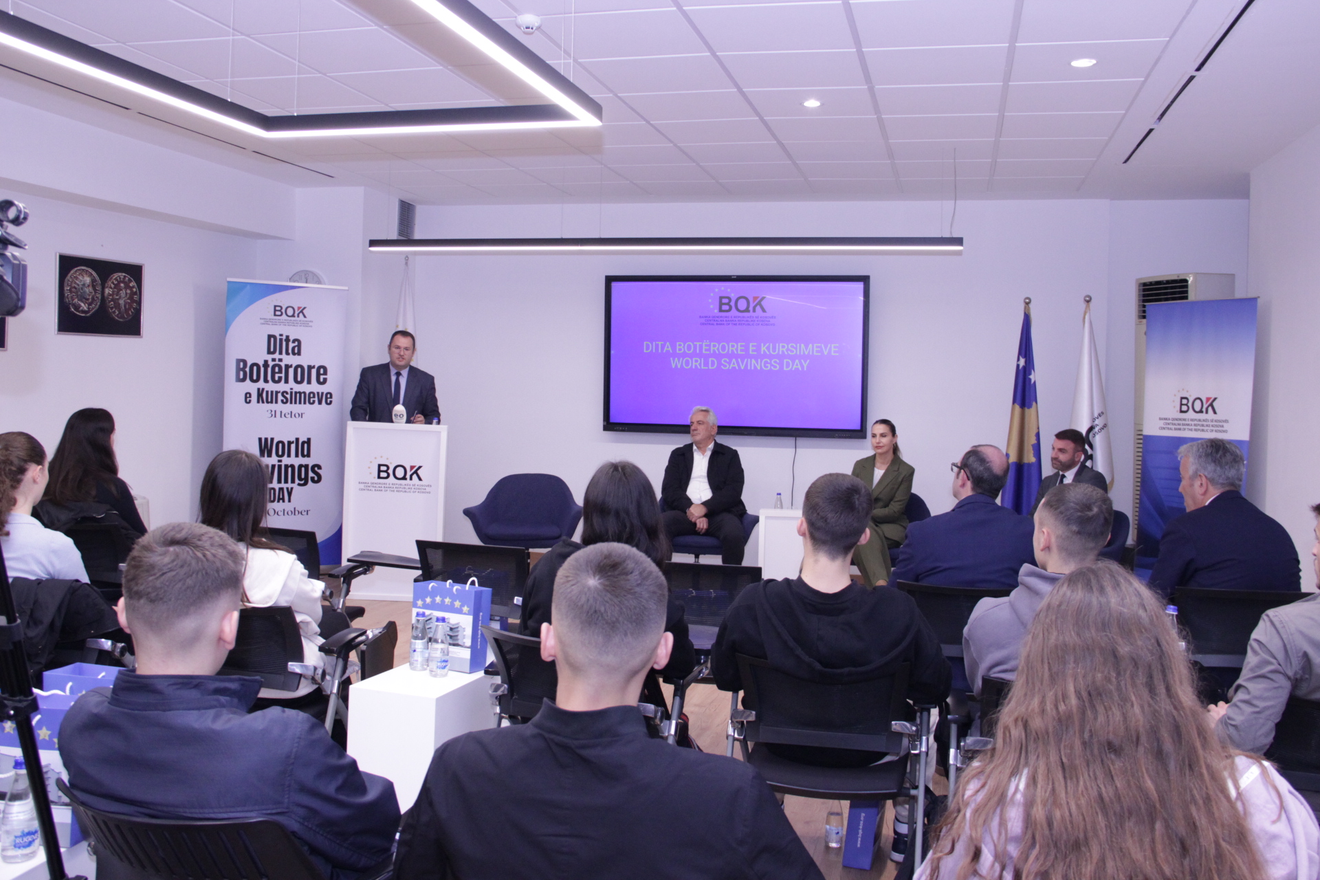 Guvernatori Ismaili për Ditën Botërore të Kursimeve: BQK-ja nëpërmjet edukimit financiar ka për qëllim vetëdijesimin e qytetarëve për rëndësinë e financave dhe kursimeve